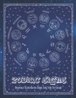 Zodiac Signs: Heavenly Illustrations For You To Color coloring book for all ages B092PKRG6B Book Cover