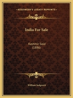 India For Sale: Kashmir Sold 1165521555 Book Cover