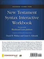Access Card for New Testament Syntax Interactive Workbook - MBS Textbook Exchange: For Use on the Blackboard Learn Platform 0310518059 Book Cover