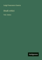 Studi critici: Vol. Unico 3563957878 Book Cover