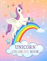 Unicorn Coloring Book: For Kids Ages 4-8 - 100 pages adorable designs for boys and girls (US edition) - Coloring Book for Kids Ages 4-8 (Colo B08ZNMM312 Book Cover