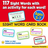 Sight Word Card Book: 117 Sight Words with an activity for each word! 1477683747 Book Cover