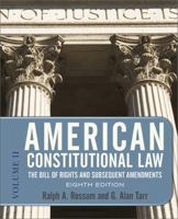 American Constitutional Law, Volume I: The Structure of Government 0312184514 Book Cover