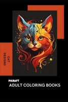 Adult Coloring Book CAT Designs B0CGC26KW9 Book Cover