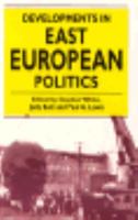 Developments in East European Politics 0822314355 Book Cover