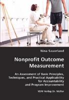 Nonprofit Outcome Measurement 3836430703 Book Cover