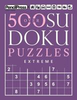 Over 500 Sudoku Puzzles Extreme: Sudoku Puzzle Book Extreme (with Answers) 197957927X Book Cover