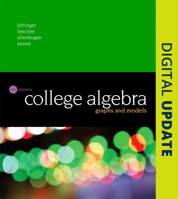 College Algebra : Graphs and Models, Loose-Leaf Edition Plus Mylab Math with Pearson EText -- 18 Week Access Card Package 0136175635 Book Cover