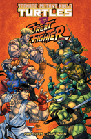 Teenage Mutant Ninja Turtles Vs. Street Fighter B0C9628781 Book Cover