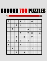 Sudoku 700 Puzzles: Sudoku puzzle book for adults, Easy - Hard -Very Hard -PUZZLES WITH SOLUTION B08PX93VHL Book Cover