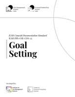 ILMS Concept Documentation Standard - Goal Setting (PPS-GSE-CDS-25) B0FSSRZDCB Book Cover