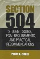 Section 504: Student Issues, Legal Requirements, and Practical Recommendations 0873678567 Book Cover