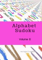 Alphabet Sudoku Volume 6 1070684155 Book Cover