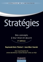 Stratégies - 3e éd - Des concepts à leur mise en oeuvre: Des concepts à leur mise en oeuvre 2100722549 Book Cover