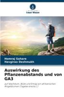 Auswirkung des Pflanzenabstands und von GA3 (German Edition) 6209353282 Book Cover