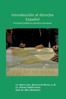 Introduccion Al Derecho Espanol 3743966107 Book Cover