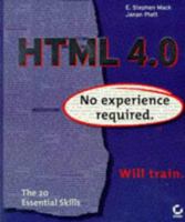 HTML 4.0 : No Experience Required 8170299306 Book Cover