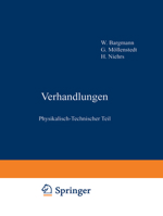 Verhandlungen: Physikalisch-Technischer Teil 3662016966 Book Cover