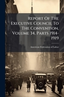 Report Of The Executive Council To The Convention, Volume 34, Parts 1914-1919... 1279673796 Book Cover