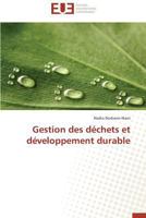 Gestion Des Da(c)Chets Et Da(c)Veloppement Durable 384173202X Book Cover