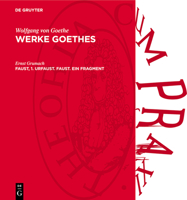 Faust, 1. Urfaust. Faust. Ein Fragment 3112788680 Book Cover