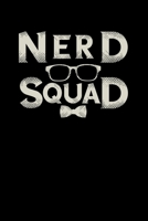 Nerd Squad: 6x9 Nerd lined ruled paper notebook notes 1676636706 Book Cover