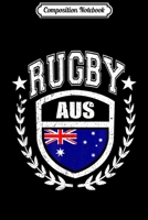 Composition Notebook: Australia Rugby Gear Australian Flag Vintage Sport  Journal/Notebook Blank Lined Ruled 6x9 100 Pages 167213109X Book Cover