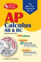 AP Calculus AB/BC w/CD-ROM (REA) The Best Test Prep for AP Calculus AB ad BC with TESTware: Best Test Prep for (Best Test Preparation for the Advanced Placement Examination) 0738602868 Book Cover