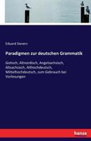 Paradigmen Zur Deutschen Grammatik 3743484226 Book Cover