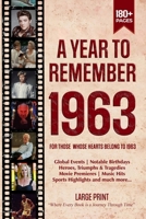A Year To Remember 1963 History Book: A Nostalgic Tribute for the Radio Babies with Heartfelt Memories of 1963 – An Ideal Gift for Birthdays, Anniversaries, and Special Occasions B0FGNPFMT5 Book Cover