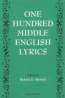 One Hundred Middle English Lyrics 0672609746 Book Cover