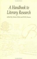 A Handbook to Literary Research 0415485002 Book Cover