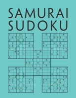 Samurai Sudoku: 200 schwere Rätsel für schlaue Köpfe Sudokuheft für Erwachsene Gehirnjogging und Zeitvertreib Rätselblock gegen Langew B08924D24G Book Cover