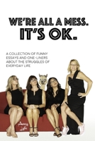 We're All a Mess, It's Ok : A Collection of Funny Essays and One-Liners about the Struggles of Everyday Life 0998968420 Book Cover