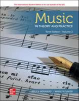 ISE Music in Theory and Practice Volume 2 1260571033 Book Cover