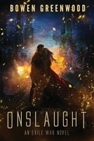 Onslaught: A Sci-Fi Romance Thriller B097X4R3Y8 Book Cover