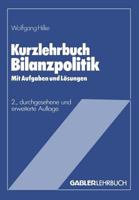 Kurzlehrbuch Bilanzpolitik 340926602X Book Cover