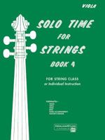 Solo Time for Strings for Viola, Book 4 0739026879 Book Cover