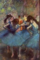 ''Dancers in Blue'' by Edgar Degas - 1895: Journal (Blank / Lined) 1542471060 Book Cover