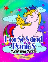 Horses and Ponies Coloring Book 1545200114 Book Cover