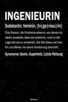 Ingenieurin Notizbuch: Ingenieurin Journal DIN A5 liniert 120 Seiten Geschenk 1712867199 Book Cover