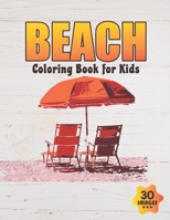 Beach Coloring Book for Kids: Coloring book for Boys,Toddlers,Girls,Preschoolers, Kids B08CG7DMR5 Book Cover