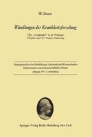 Wandlungen Der Krankheitsforschung: Uber Standpunkte in Der Pathologie 150 Jahre Nach R. Virchows Geburtstag 3540055479 Book Cover