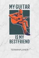 TERMINPLANER: Gitarrist Kalender Rock Musik Terminkalender - Gitarre Wochenplaner Akustik Gitarrenspieler Wochenplanung Musikinstrumente Taschenkalender Musik To-Do Liste Termine (German Edition) 1672675324 Book Cover
