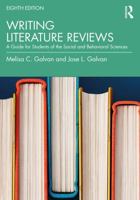Writing Literature Reviews: A Guide for Students of the Social and Behavioral Sciences 1032328681 Book Cover