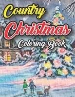 Country Christmas Coloring Book B09JRGN4GK Book Cover