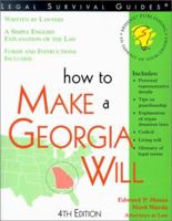 How to Make a Georgia Will: With Forms (Self-Help Law Kit With Forms) 1572480750 Book Cover