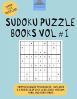 Sudoku Puzzle Books Vol#1 1537729861 Book Cover