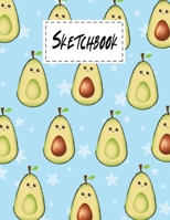 Sketchbook: Cute Avocado Gifts sketchbook For Drawing Sketching Doodling Paper Book For kids Boys Girls Men & Women Avocado Themed Pattern For Avocado Lovers 1673569676 Book Cover