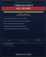 Cyber Security All-in-One, Volume 1: Foundations and Threats: Security Principles, Threat Actors, Attack Lifecycles, Networks, Endpoints, ... Trust and Defensible Enterprise Architecture B0HFFVY4TC Book Cover